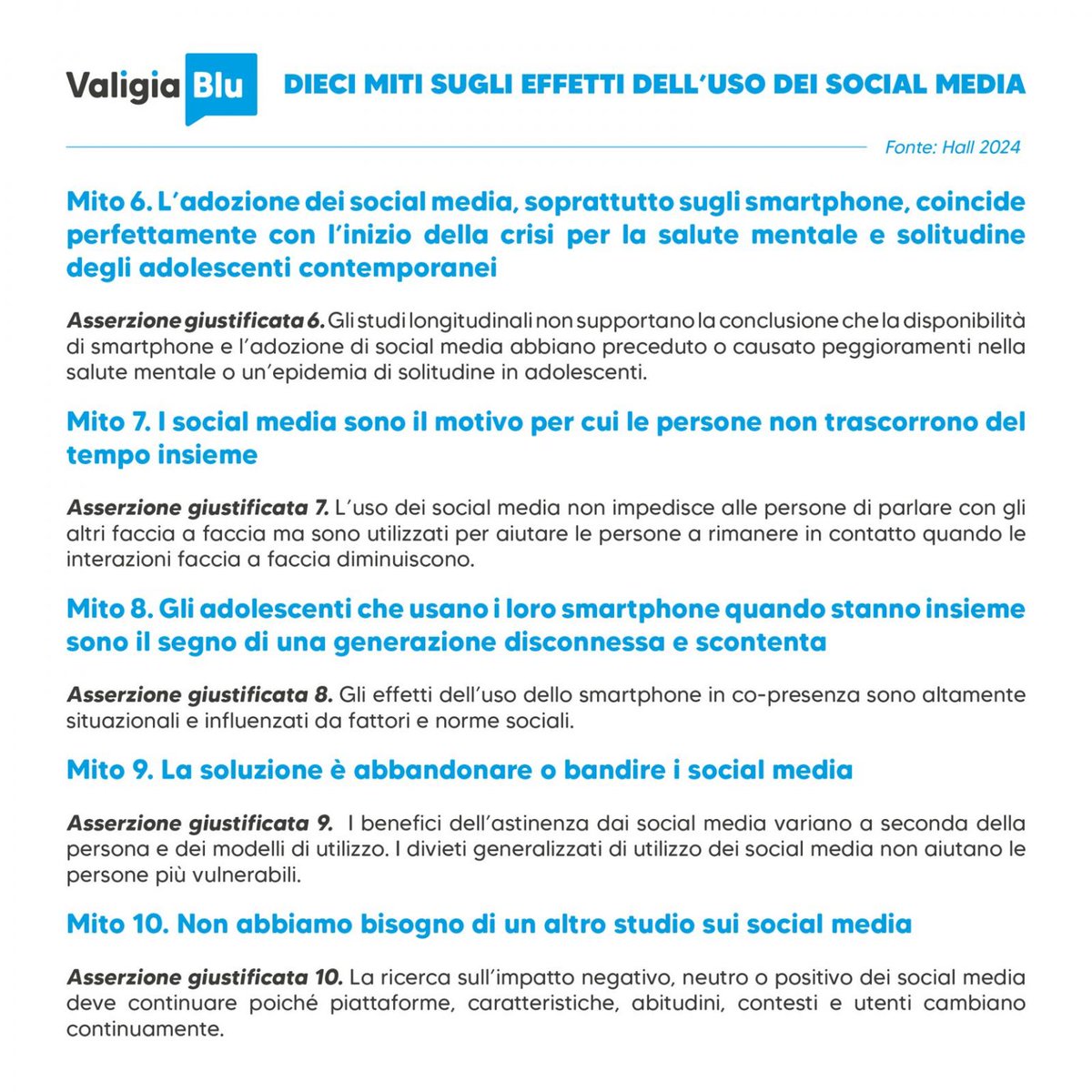 Tiziana Metitieri (@timetit) on Twitter photo Queste preziose grafiche abbelliscono quanto ho scritto su Valigia Blu a proposito della legge australiana che vieterà i social media prima dei 16 anni: presenta più problemi che soluzioni.
Grazie per lettura e diffusione!
Dove cito anche <a href="/FassiLuisa/">Luisa Fassi</a>
⬇️ Queste preziose grafiche abbelliscono quanto ho scritto su Valigia Blu a proposito della legge australiana che vieterà i social media prima dei 16 anni: presenta più problemi che soluzioni.
Grazie per lettura e diffusione!
Dove cito anche <a href="/FassiLuisa/">Luisa Fassi</a>
⬇️