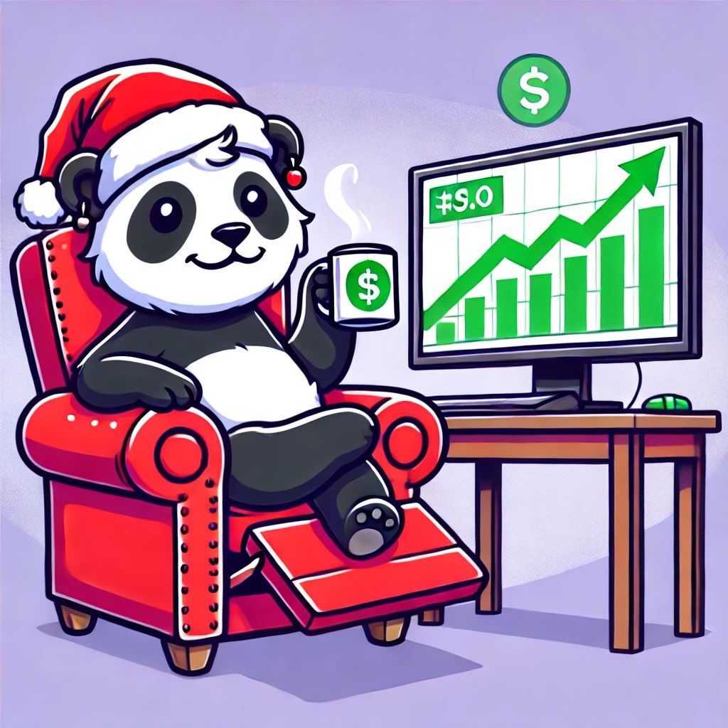 MetaBit_Token's tweet photo. $PANDA brings the magic of Christmas! 🎅📈  

Relax like this cozy Santa panda sipping coffee while your wealth skyrockets 🐼  

Let your assets soar too!  

$PANDA #PandaToken #MEMESeason #CryptoChristmas https://t.co/RZtwiIuJwd