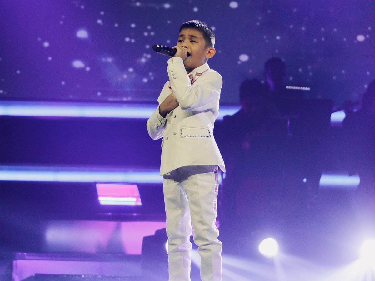 _TheVoiceKidsPH's tweet photo. From the Blind Auditions to the Grand Finals, Makmak has always captured our hearts! 💘 #TVKGrandFinals #TheVoiceKids #TheVoiceKidsPH https://t.co/bqQuZfUpL1