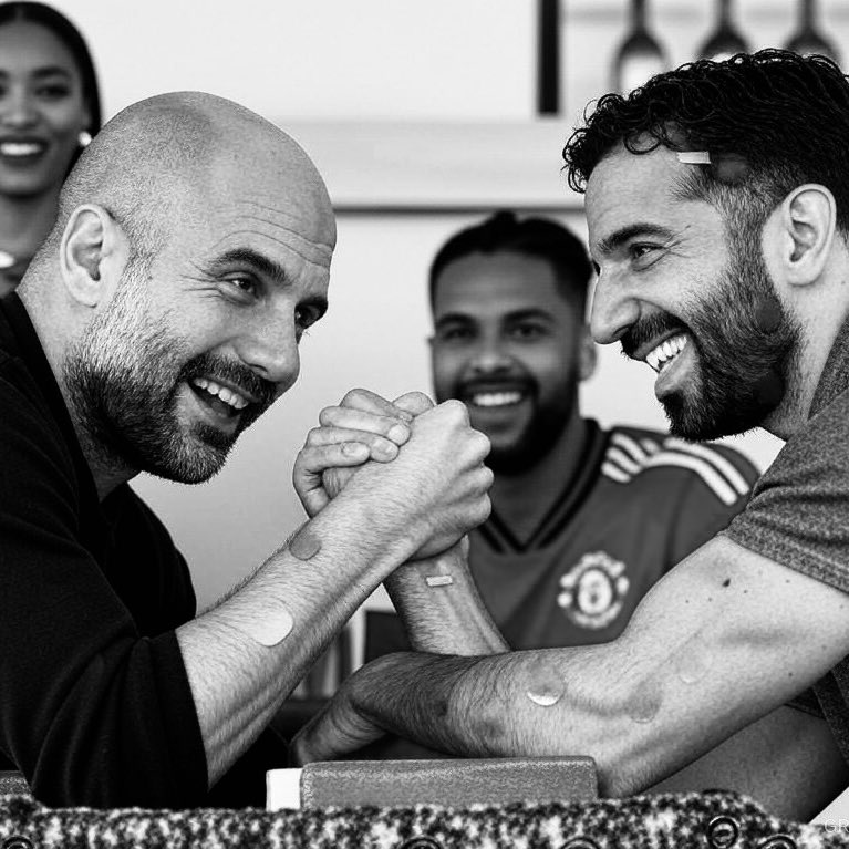 Good afternoon 🏙️ fam, 

A braw is brewing in Manchester where two teams battle ⚔️ for pride of the City. Which team are you rooting for? 

#MUFC || #MCIMUN