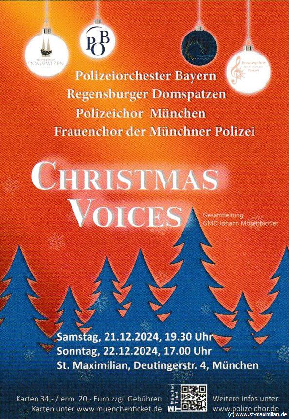 stmaximilianmuc's tweet photo. 2 Konzerte CHRISTMAS VOICES am 21.+22.12.2024 in St.Maximilian...
#savethedate https://t.co/VWD2O7m2aR