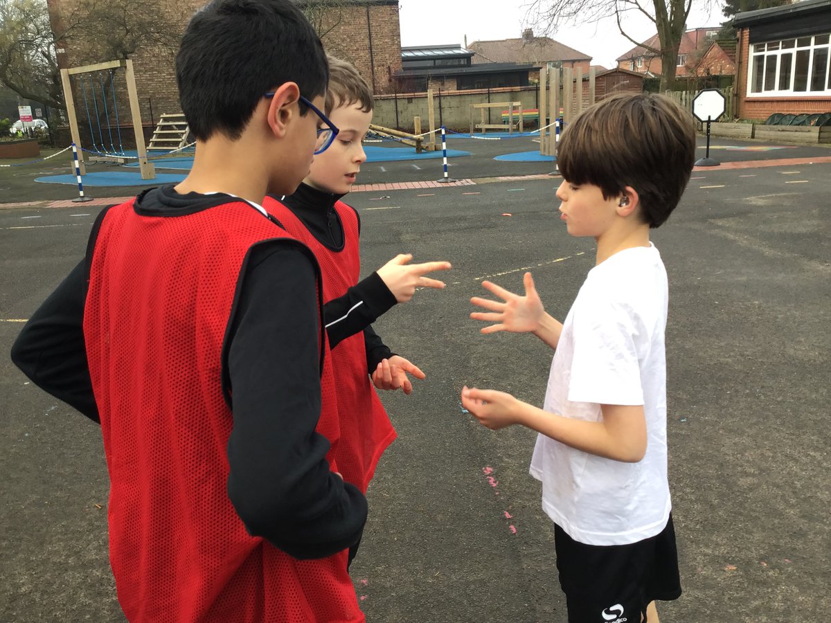 RalphBPSch_York's tweet photo. In PE this week, Class 9 put into practise the ball skills they have been taught over the course of this half term. During the lesson, they played a series of five-a-side matches against each other. #RBPSPE https://t.co/H6jGWdpUbU