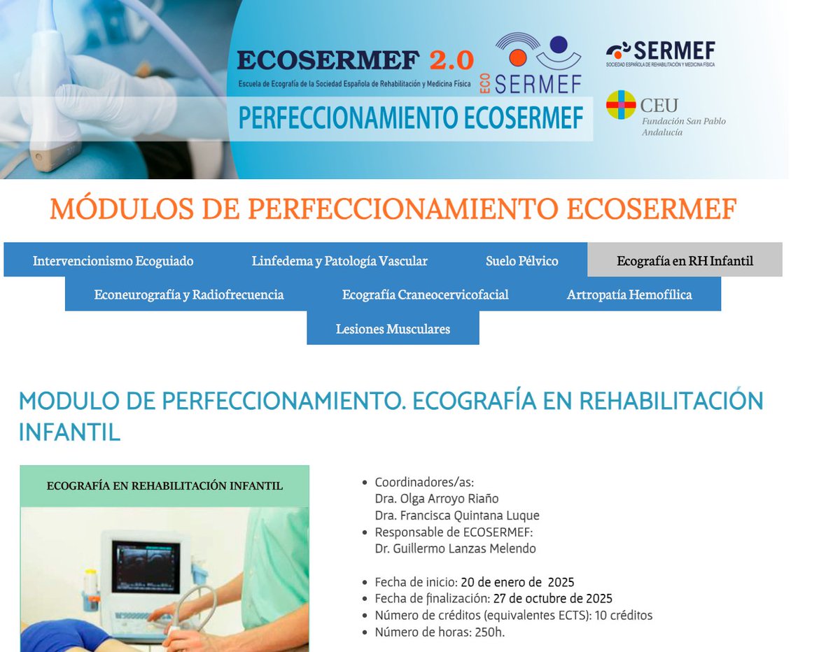NOTICIA: se ha abierto el plazo de inscripción del módulo de perfeccionamiento de Ecosermef de infantil, con muchos de los temas que nos preocupan a diario en las consultas... Os animamos a participar 😃.. perfeccionamientoecosermef.com/m%C3%B3dulos-d… <a href="/SERMEF_es/">SERMEF</a> <a href="/sorefon/">SOREFON</a> <a href="/sorehmur/">SOREHMUR</a> <a href="/sefip_org/">Sefip</a> <a href="/SAMFYRE/">SAMFYRE</a>