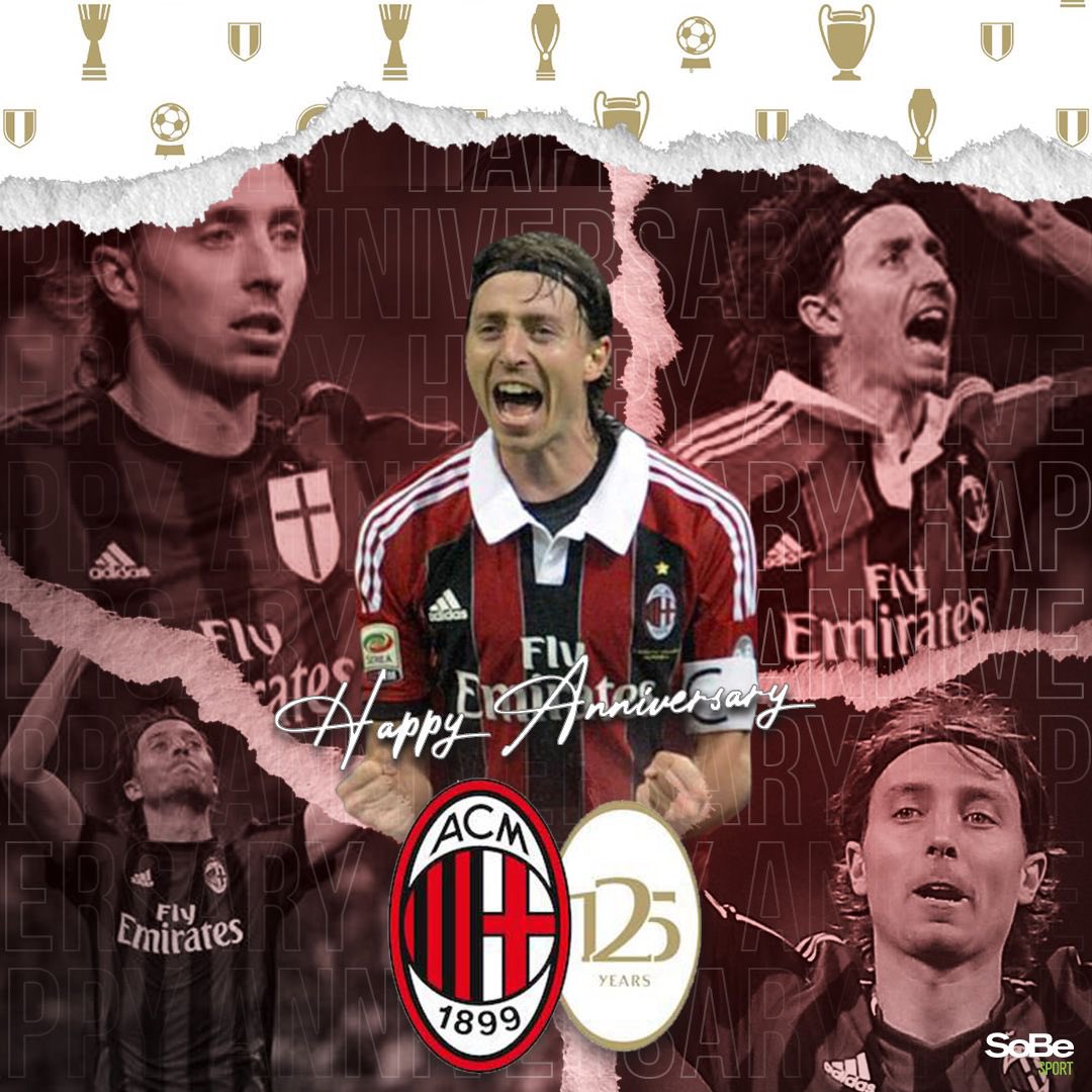 Felice 125° anniversario <a href="/acmilan/">AC Milan</a> !Orgoglioso di aver fatto parte della tua famiglia. ❤️🖤#ACMilanWorthEveryMinute #SempreMilan