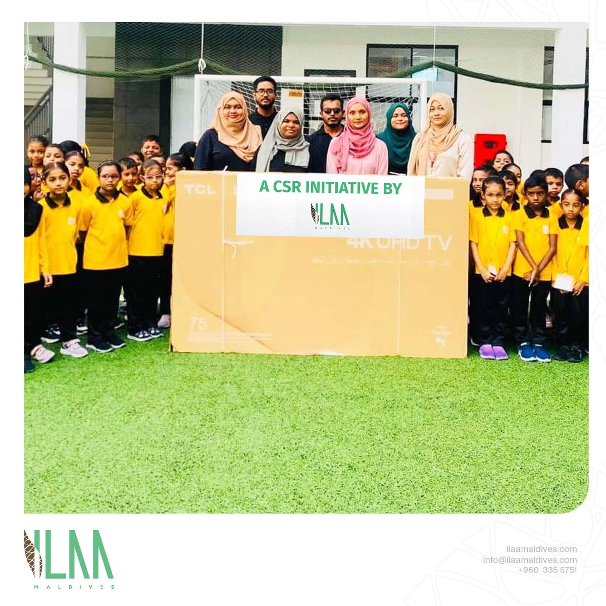 We are proud to share our commitment to community welfare through our CSR initiative. We have donated four televisions to S'alaah'udheen School, enhancing the learning experience for students. Together, we are fostering knowledge and inspiration for a brighter future.