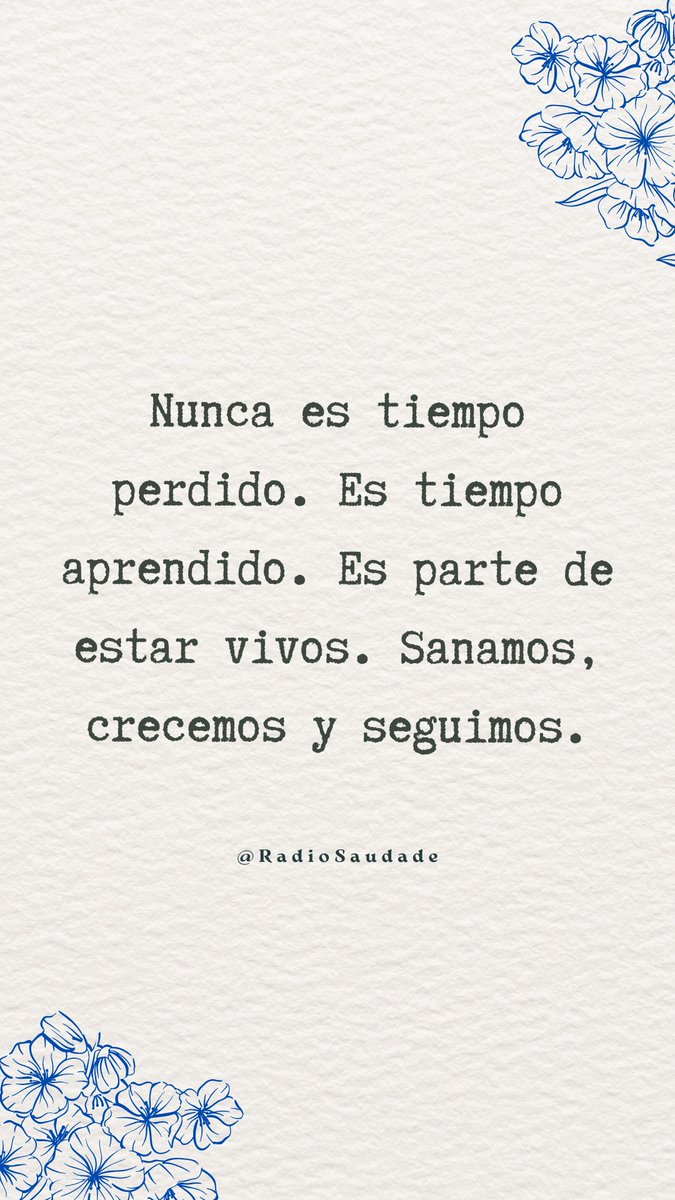 Nunca es...