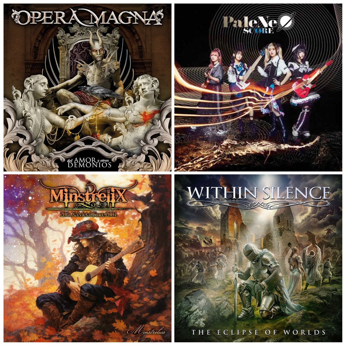 5VVtXrvsVbki5yZ's tweet photo. 12/8～12/14に聴いた音楽作品は9枚
※サブスクも含む

#JPopNewSingles Playlist 🤘
#MetalNewSongs Playlist 🤘
#OperaMagna 🤘🤘
#PaleNeØ 🤘
#MinstreliX 🤘🤘
#WithinSilence 🤘
#CrazyLixx 🤘
#Creye 🤘
#AriadnaProject 🤘🤘

🤘=お気に入り https://t.co/p4mepPvdU4