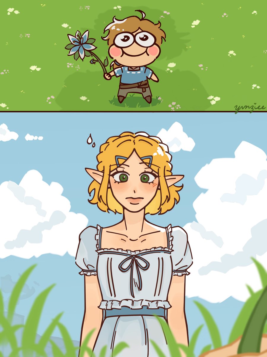 yvnziee's tweet photo. look at the little guy 

#zelink https://t.co/lapW8dTog9
