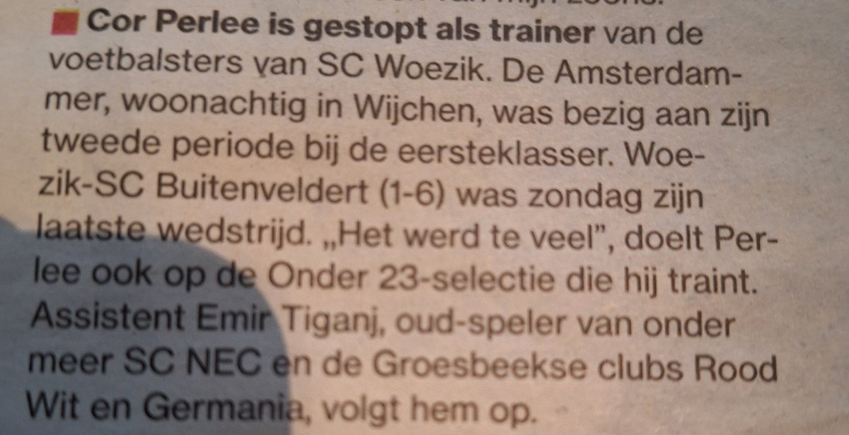 PerleeCor's tweet image. Voelt goed, ondanks jaren lang gewerkt te hebben met sc Woezik Vr1