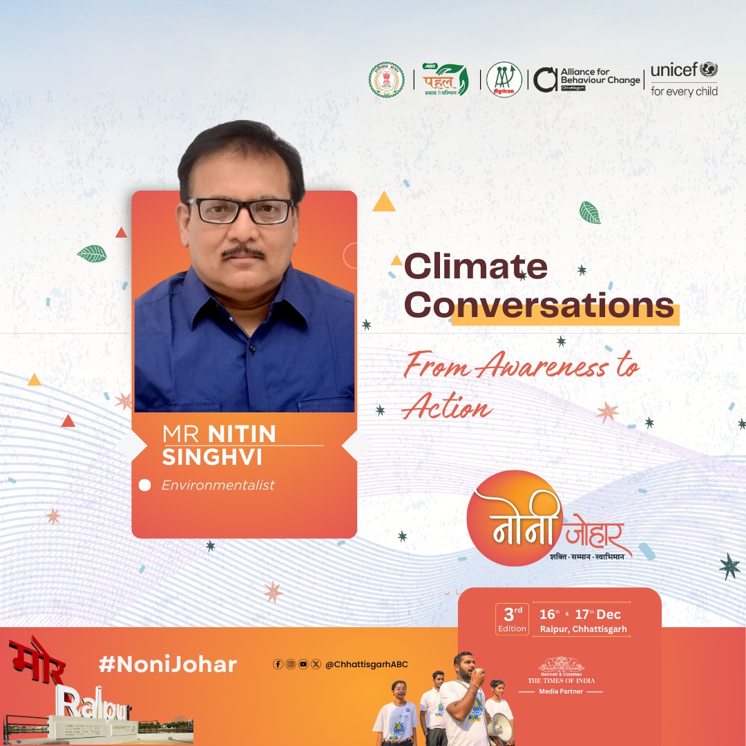 ChhattisgarhABC's tweet photo. Transforming futures together! 

Hear from our thought leaders at #NoniJohar on #ClimateAction &amp; #HealthyNutrition. ♻️🥦

Discover innovative solutions &amp; be part of the change! https://t.co/s7wgYxxD5k