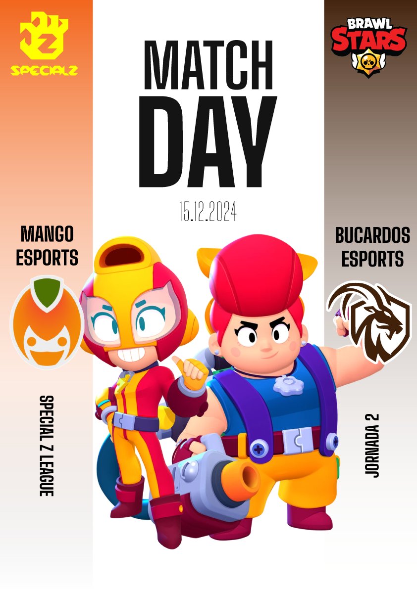 HOY SE JUEGA!!!

Llega la J2 de la #Specialz organizada por @RizzMaker !!

Nuestros jugadores se enfrentan esta tarde a <a href="/Mango_Esports_/">Mango Esports 🖤</a> que vienen de vencer en la primera jornada.

Mucho fuerza para nuestro equipo!!

#GoBucardos