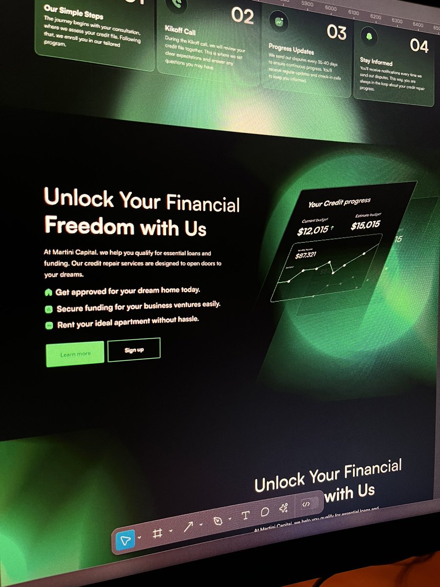 WIP ⚠️ 
.
.
#framer #webdesign #Fintech