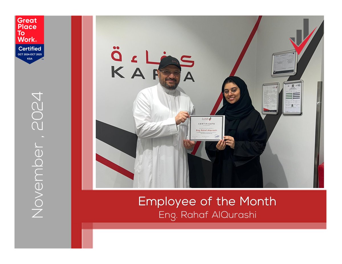 Kafaa_Sa's tweet photo. Congratulations Eng. Rahaf AlQurashi keep up the good work 👏 https://t.co/e26tL7QhVY