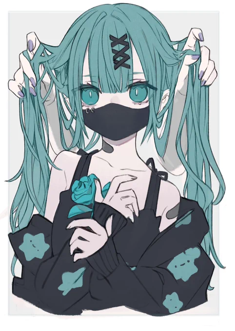 手ツインテ 