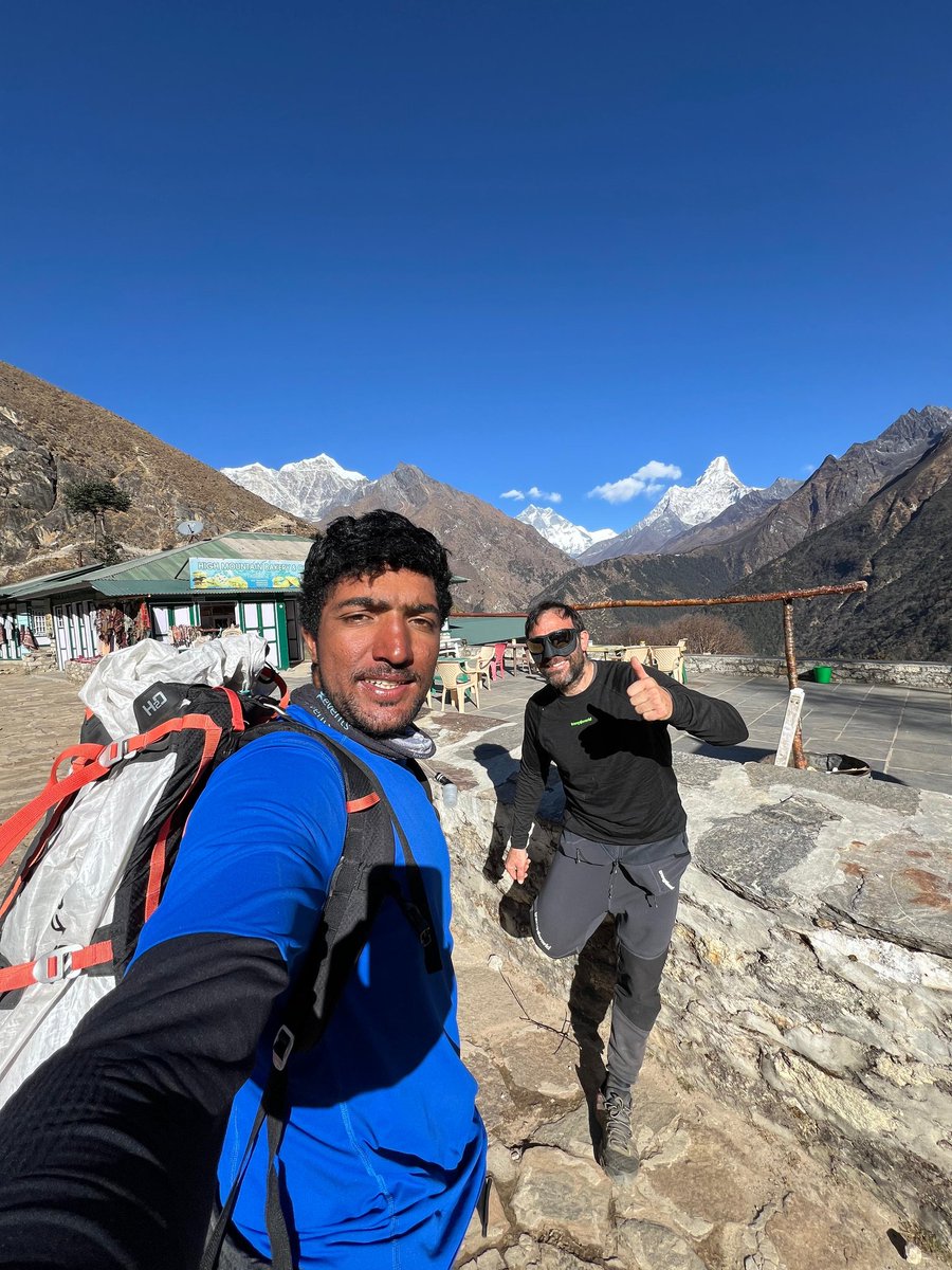 Sajid Ali Sadpara (@sajid_sadpara) on Twitter photo Finally back to civilization after a memorable climb of Ama Dablam with <a href="/AlexTxikon/">Alex Txikon</a>
πAt Namche Bazar
Everest & Ama Dablam in the background
#WinterClimb Finally back to civilization after a memorable climb of Ama Dablam with <a href="/AlexTxikon/">Alex Txikon</a>
πAt Namche Bazar
Everest & Ama Dablam in the background
#WinterClimb