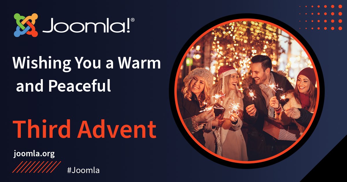 joomla's tweet image. ✨ Happy Third Advent! ✨Let’s take a moment to embrace the joy of the season.
How are you preparing for the holidays? Will you take the time to work on your personal project or will you stay afk? Share your thoughts in the comments! 🎅❄️

#Joomla  #ThirdAdvent #FestiveSeason