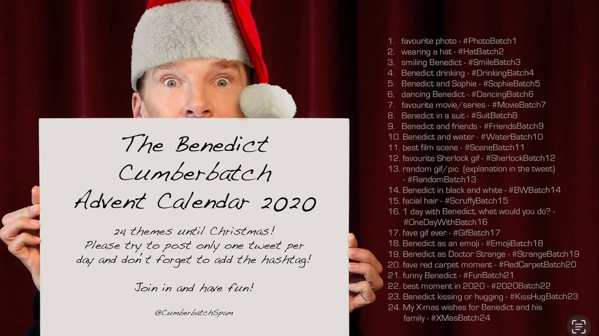 SherlockFBNL's tweet photo. Oh #ScruffyBatch for #BenedictAdvent2024
... goodie😆 https://t.co/GcrGzWxXyL