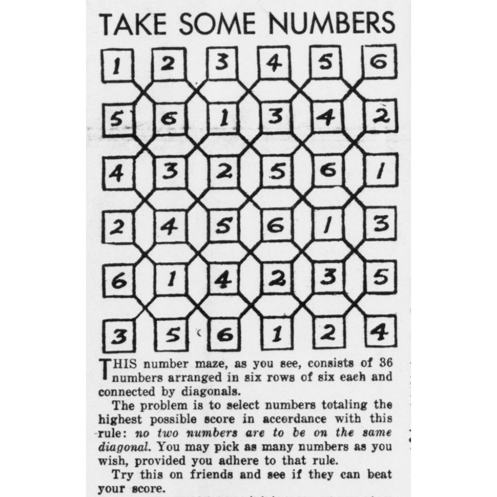 Sunday is a day for rest... and puzzles. 🧩 Here are some vintage ones from the Library's Chronicling America historic newspaper archive.

Let us know if you can solve them, and find even more here: blogs.loc.gov/headlinesandhe…
