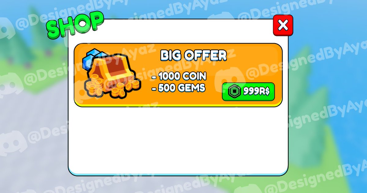 DesignedByAyaz's tweet photo. Shop UI 👀🛒

Discord: .ayaz123.

#RobloxDev #RobloxUI #Roblox https://t.co/7J19LgFbV6