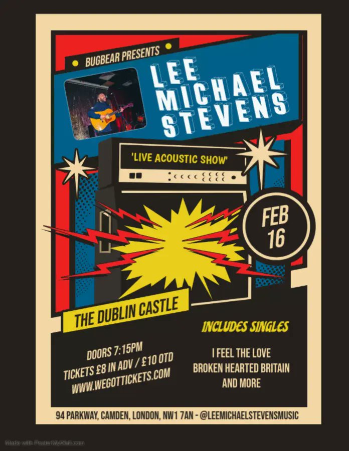 Pleased to announce My Dublin Castle show has now been re-scheduled for Feb 16th so make sure ya put this date in ya diaries folks! Expect to hear new music on the night! Really need ur support in 2025. 

See Tour dates here bnds.us/u6eu88
