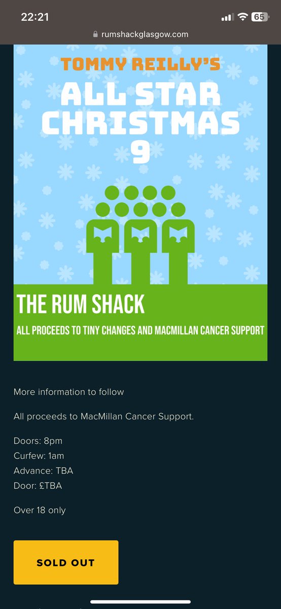 Ticket SOS: does anyone have a spare ticket for the Tommy Reilly Christmas gig? I found the event page by advanced google search last week and it went straight from "on sale soon" to "sold out" without being announced anywhere (HOW???) and I cannot miss <a href="/kathrynjoseph_/">kathryn joseph</a> 😭😭😭