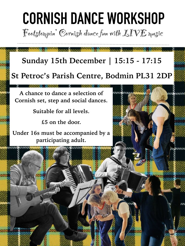 This afternoon…footstompin’ Cornish dance fun in Bodmin 💃🕺🏾🪗🎶
