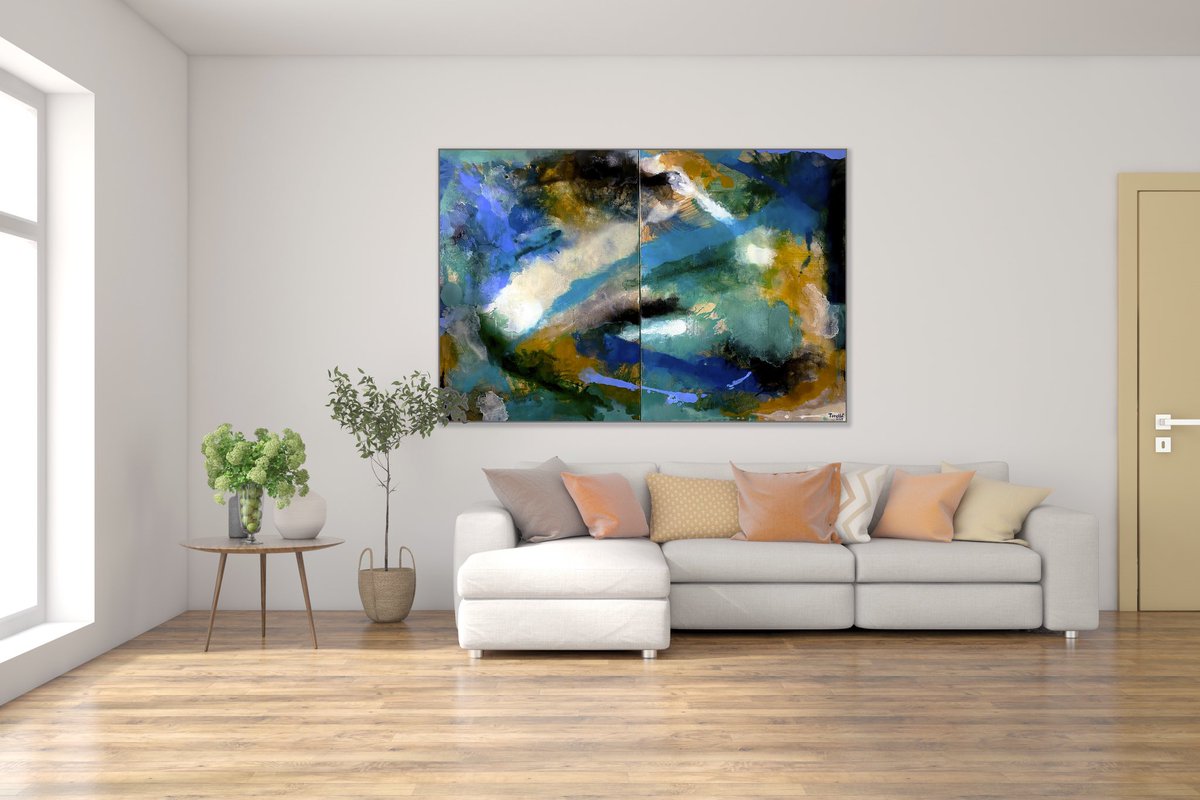 🟡 Díptic d’hivern #2 (2024)
130 x 194 x 3 cm
— Oli sobre lli
En venda

joseptorello.cat/pintura/diptic…