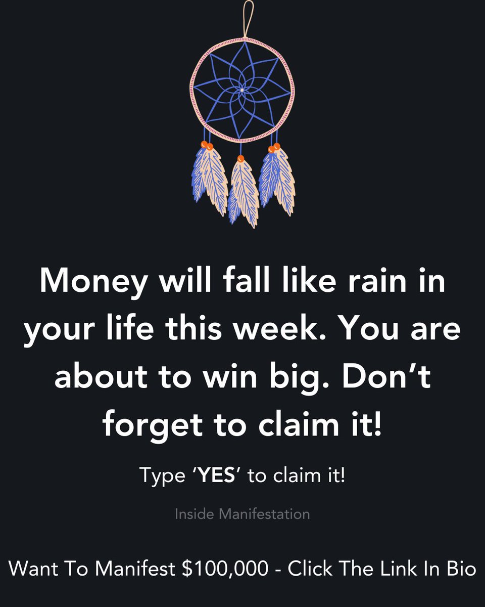 insidemanifest's tweet image. Claim it with a big 'YES'!!!