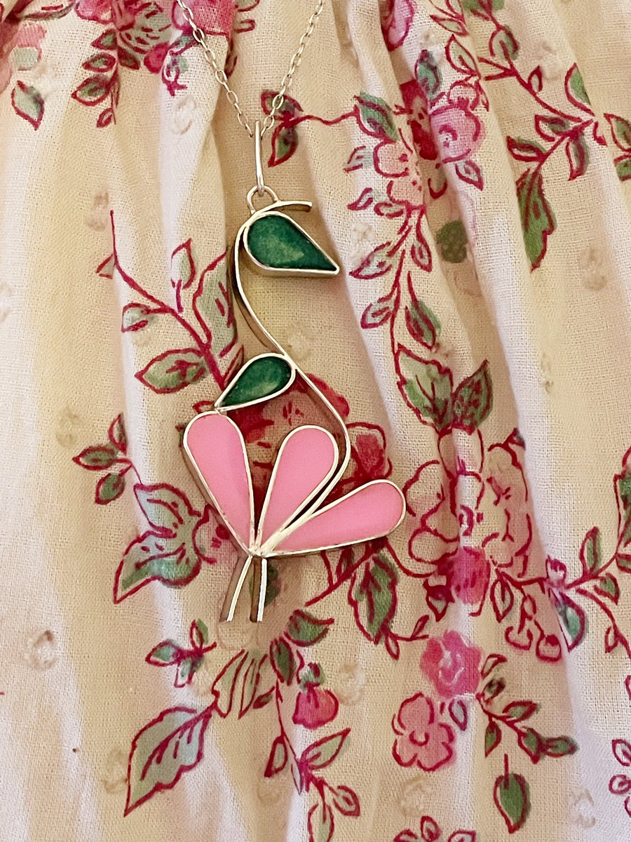 I have a few pieces over on my insta ready to go for Christmas shipping. This is one of them cherry blossom pendant £45 plus £2 pp Thanks for looking #Christmas #gift #cherryblossom #jewellery #handmadegift