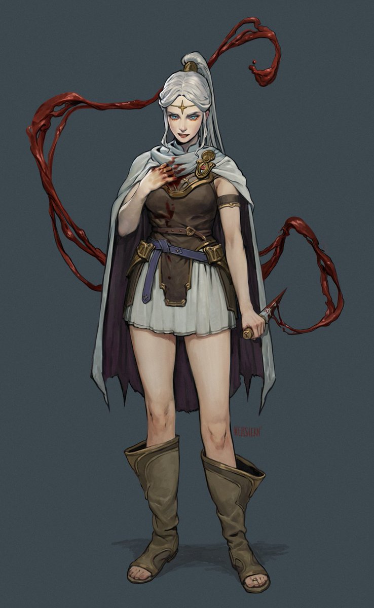 _Hellstern_'s tweet image. Exploring some bloodmages for my story setting. #dust