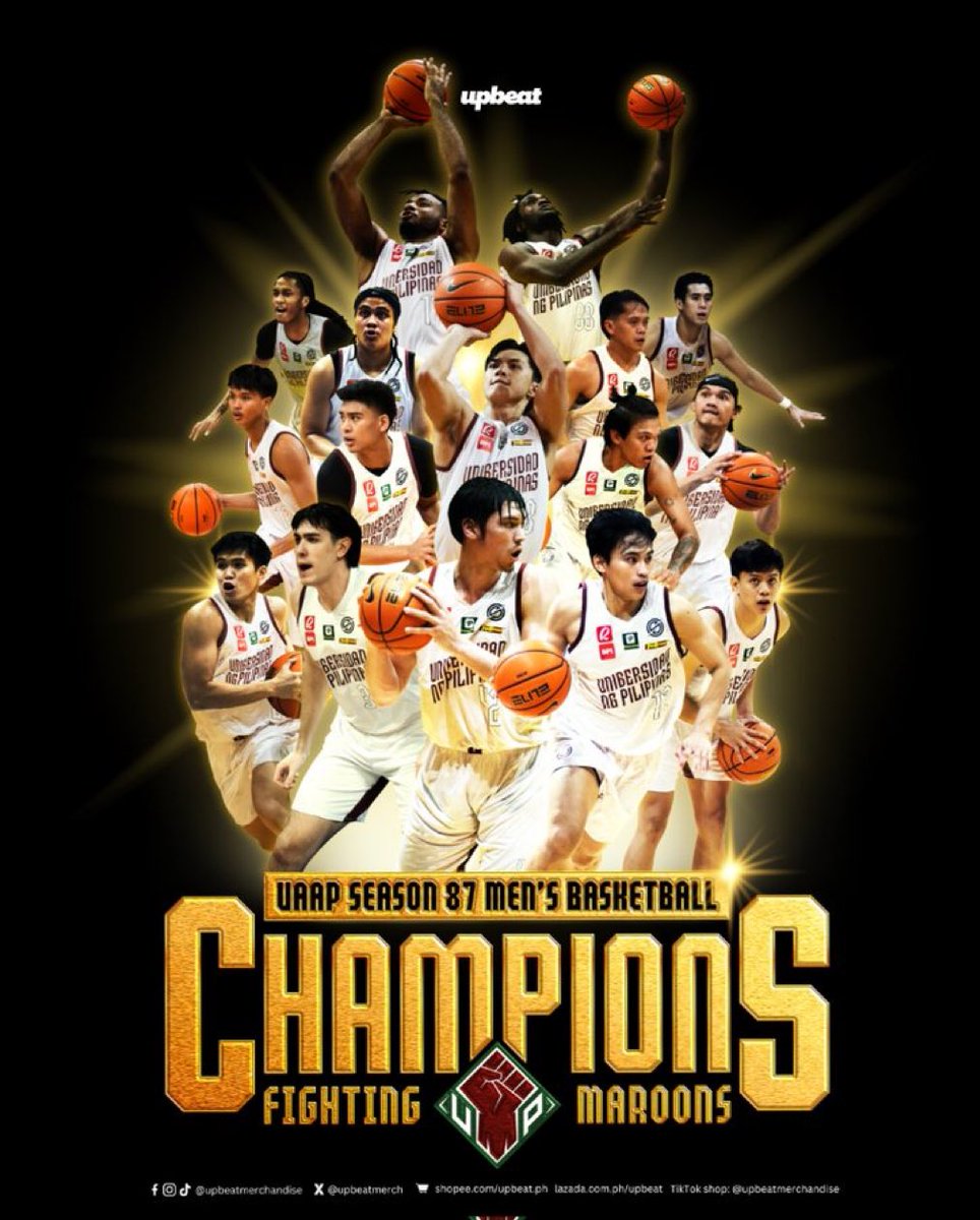 95Bearhug's tweet photo. We deserve this.
The players deserve this.
The UP Community deserves this.
Weโre champions once again! ๐โฅ๏ธ
#UPFight
#UPNamingMahal https://t.co/5lJAfvSklw