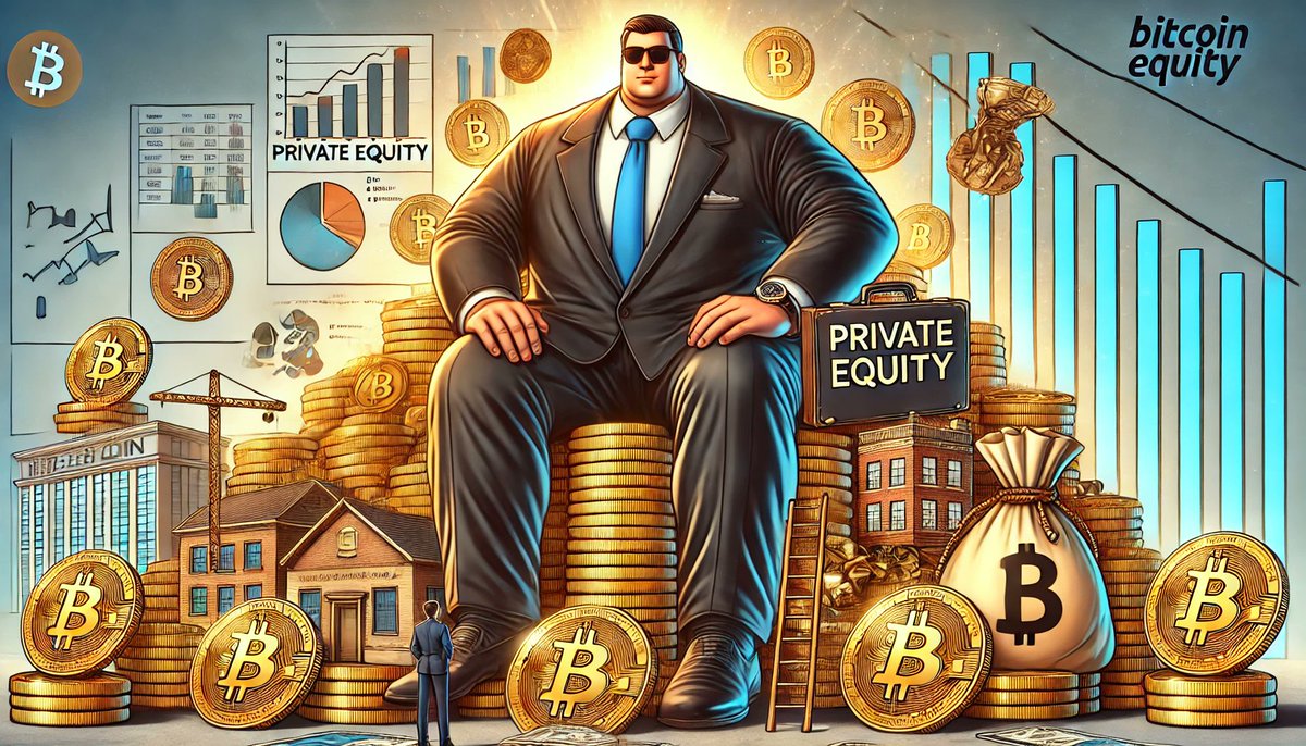 Say goodbye to Private Equity and hello to Bitcoin Equity.

The private equity industry revolutionized wealth creation by using debt to acquire profitable companies. Now, we see a new wave: public and non-public companies building strategic Bitcoin reserves and transforming them