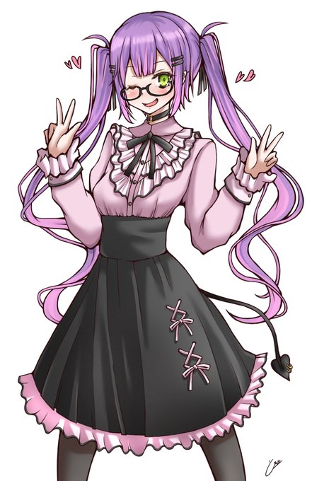 地雷系服トワ様('ω')
#TOWART #常闇トワ 