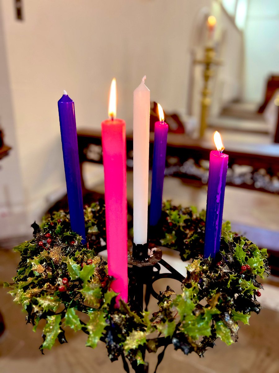 Not often I get a Sunday in December off work. It was lovely to get to <a href="/StAugustineSW17/">St Augustine’s Church, Tooting</a> this morning for Gaudete Sunday 😊