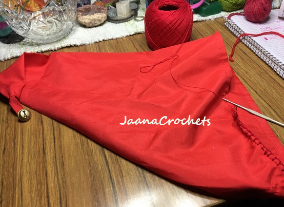 Crocheted a brim for a #Santahat 🤶. Needed to wear it outside so I thought there should be a warm brim.
I also can tell you that I'll start my work as a #craftsinstructor next week - I'm quite excited!
#JaanaCrochets #JaanaVirkkaa #crochet #virkkaus #tonttulakki #käsityönohjaaja