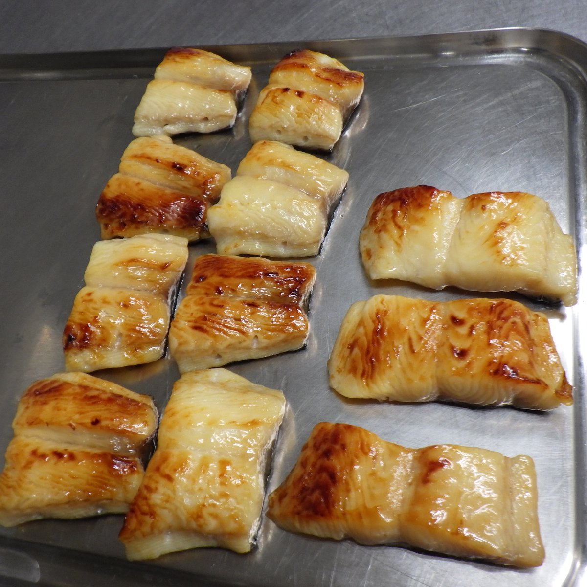 kirin4129's tweet photo. 今日のお弁当の西京焼は、銀鱈でした
#お弁当  #お弁当記録 #西京焼き #ふるさと納税

🍱🐟🍱🐟🍱🐟🍱🐟🍱🐟🍱🐟🍱

Grilled sable fish marinated in Kyoto style miso for today's box lunches
 #blackcod #englishavailable
#japanesefood #japaneserestaurant #fuji https://t.co/4egHBOMw1O