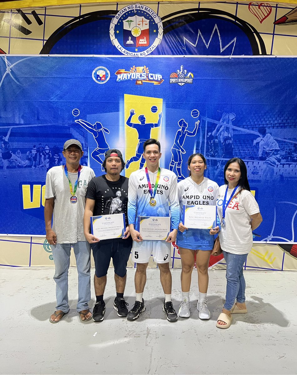 jamesbalisi_'s tweet photo. Back to Back Champion Brgy. Ampid 1 MVT 🏆

Thank you Lord, my family, friends, and sk council for your support, guidance, and watching every game until the end of this journey✨💙🙏

We’ve made history...🏐

🏅Best Open Spiker

#SanMateoVolleykatan2014 #InterBrgy #2peat https://t.co/YwfJyowbXt