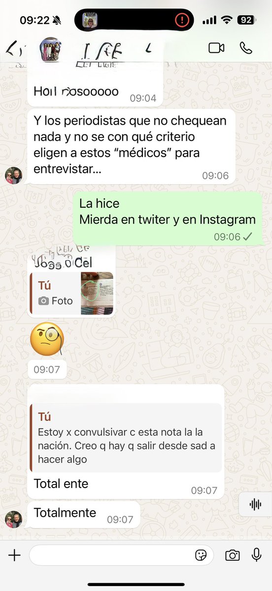 telerinonline's tweet photo. Arden los Grupos de whapp de los #DERMATOLOGOS con el panfleto terraplanista que publicó @solvalls_ en nota de tapa de @LANACION https://t.co/6GfhnYZvhv