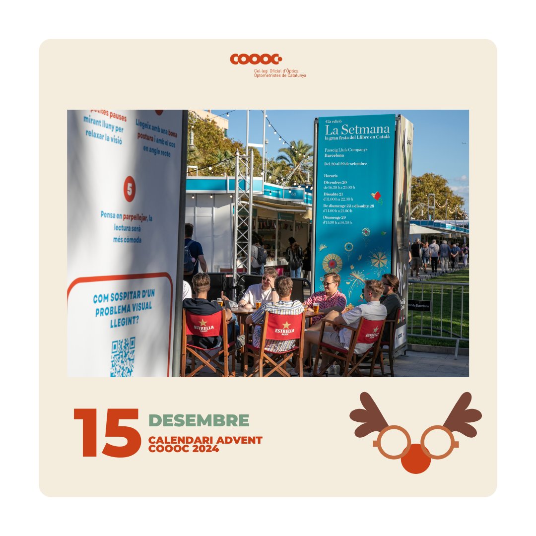 📚 Un dels moments destacats d’aquest 2024: la nostra participació a La Setmana del Llibre en Català!

#LaSetmana2024 #SalutVisual #Lectura