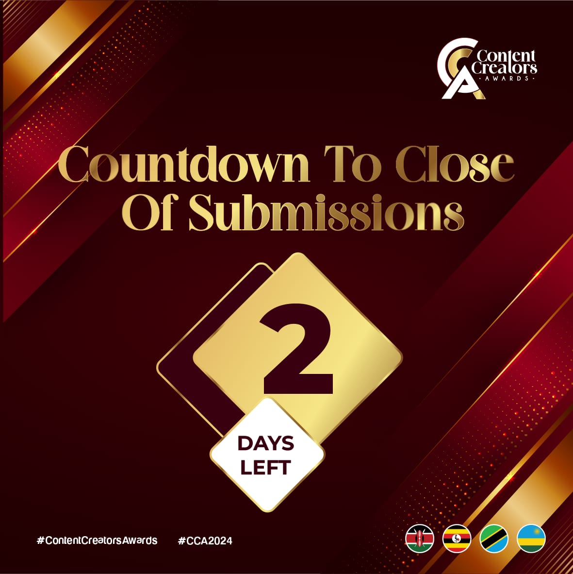 Hello East Africa, dont be left now. Submit your nomination today at ccawards.africa/nominees