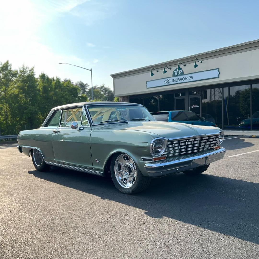 MorelHiFi's tweet photo. 🔊 Stunning 1964 Nova by #SoundworksMD &amp; Mad City Interiors!  Featuring Morel Elate Carbon Pro 63 &amp; Virtus Nano Carbon 62. Catch it in June's 2025 Snap-On Calendar! 🎶💥  Explore more-https://t.co/EVFquXoaX5
#MorelHiFi #CarAudio #ClassicCars #MorelCarAudio #CarAudioFab https://t.co/mwn82aWj0A