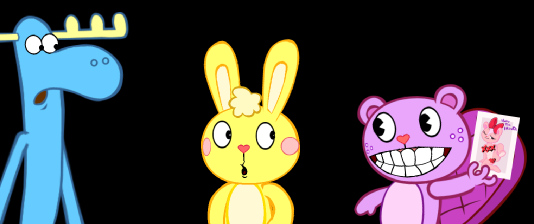 In the process of making an animatic with the Happy Tree Friends