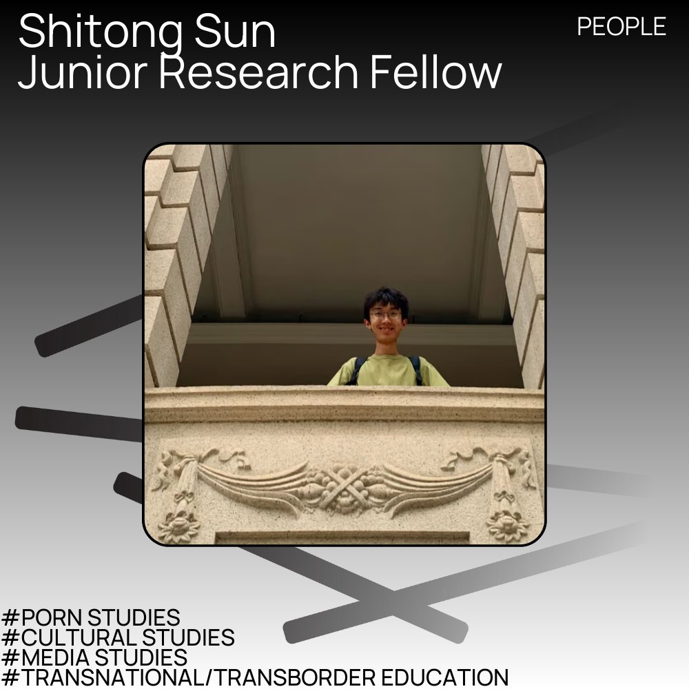 Digital Narratives Studio (@cuhk_dns) on Twitter photo Let’s welcome Shitong Sun, our new Junior Research Fellow at DNS!
Shitong is an MPhil student <a href="/CUHKofficial/">The Chinese University of Hong Kong - CUHK</a>. His research tentatively focuses on the consumption of hardcore pornography within the Chinese context.
More details at:
digitalnarratives.com.cuhk.edu.hk/people/shitong…
#DNS2024
#CUHK Let’s welcome Shitong Sun, our new Junior Research Fellow at DNS!
Shitong is an MPhil student <a href="/CUHKofficial/">The Chinese University of Hong Kong - CUHK</a>. His research tentatively focuses on the consumption of hardcore pornography within the Chinese context.
More details at:
digitalnarratives.com.cuhk.edu.hk/people/shitong…
#DNS2024
#CUHK