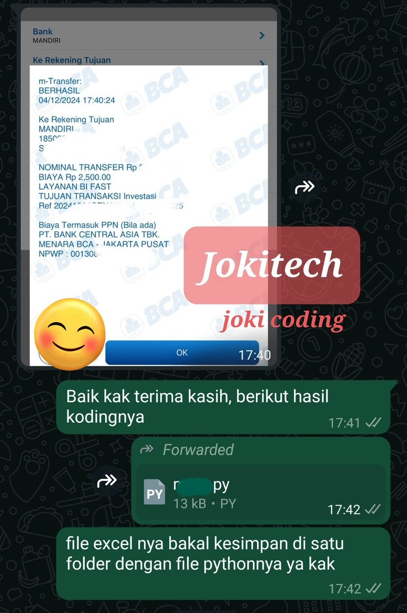 jokitech__'s tweet photo. Bingung materi kuliah❌
Konsultasi dengan Jokitech ✅

Jokitech siap membantu proyek/tugas Anda:
➡️ Koding
➡️ Gamtek (Solidworks, Autocad)
➡️ Jurnal
https://t.co/hD1qKqCroA

#joki #kuliah #tugaskuliah #freelance #jokitugas #coding #python #solidworks #autocad #3d #desainproduk https://t.co/bW6rjZqJGg