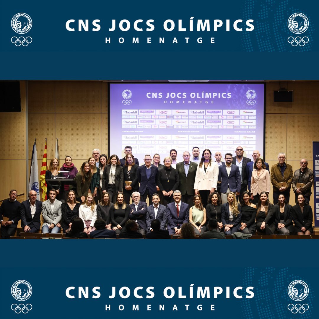 jotiswim's tweet photo. Ayer, estuve en el Homenaje que el @CN_Sabadell rindió a todos sus Olímpicos a lo largo de la historia.

Eternamente agradecido como siempre por su cariño. Siempre que vuelvo me siento como en casa. ¡Gracias! https://t.co/UgYh82HOl3