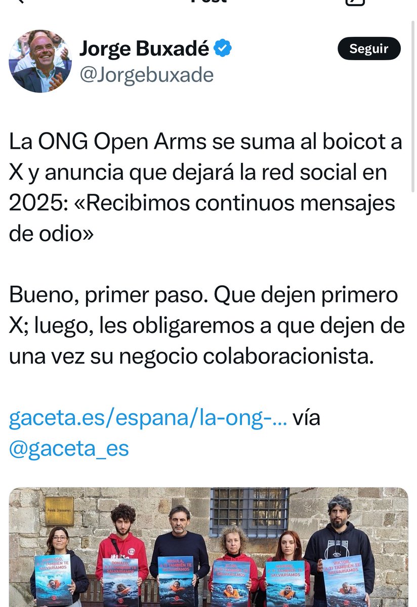 Oscar Camps (@campsoscar) on Twitter photo El jefe de la delegación de VOX en el Europarlamento reconoce que las amenazas que recibe Open arms provienen de VOX, atención. <a href="/UPFiscales/">UPFiscales</a> El jefe de la delegación de VOX en el Europarlamento reconoce que las amenazas que recibe Open arms provienen de VOX, atención. <a href="/UPFiscales/">UPFiscales</a>