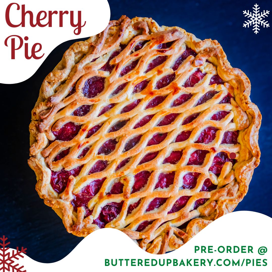 The best holiday memories are made around the table—with laughter, love, and a maybe a slice of handcrafted pie. 🥧✨ Pre-order your family favorites like cherry, caramel apple, and pecan at butteredupbakery.com/pies to make this season as sweet as the memories you’ll create.
