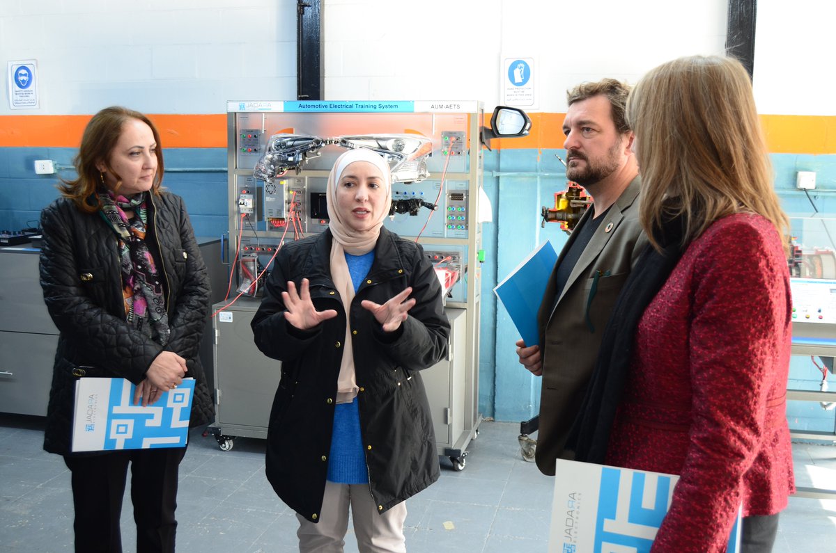 unwomenjordan's tweet photo. تلعب شبكة مبادئ تمكين المرأة (WEPs) والقطاع الخاص دوراً محورياً في تمكين المرأة في الأردن. برفقة معالي المهندسة مها العلي، الأمينة العامة للجنة الوطنية لشؤون المرأة، وشيري ريتسيما أندرسون، المنسقة المقيمة للأمم المتحدة، زرنا مصانع موقعة على مبادئ WEPs تعمل لتحقيق بيئات عمل شاملة. https://t.co/LvlY4Ys2H2