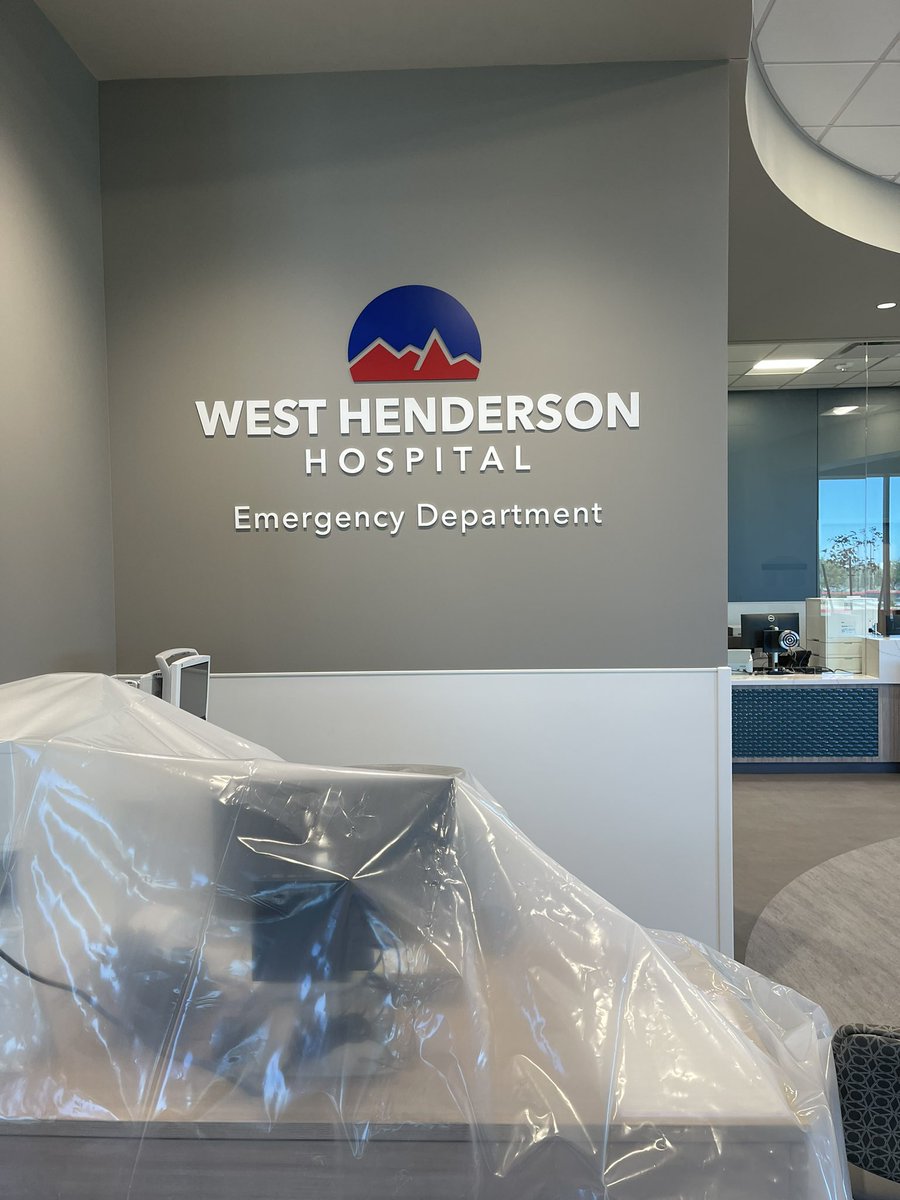 PilotSpacely's tweet image. From my last business trip we opened the new west Henderson hospital #Techio