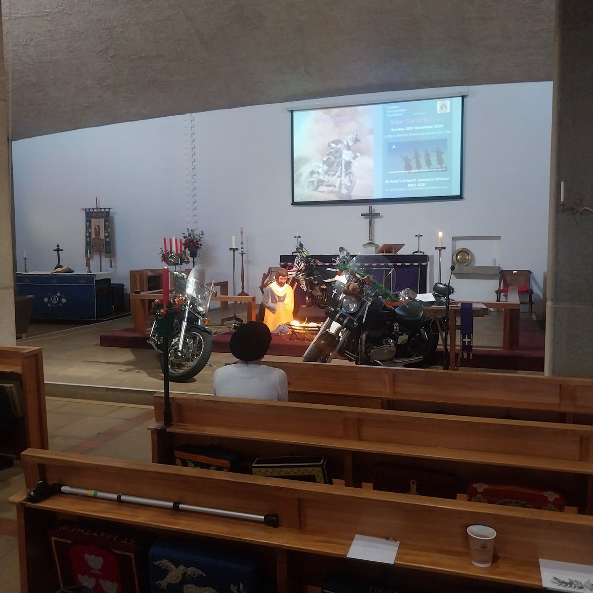 BristolDon's tweet photo. Great to be at the Christian Motorcyclists Association's annual Bristol carol service in Lawrence Weston. https://t.co/yiE6SoOiRE